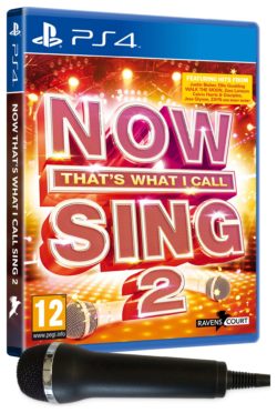 Now That's What I Call Sing 2 with Mic - PS4 Game.